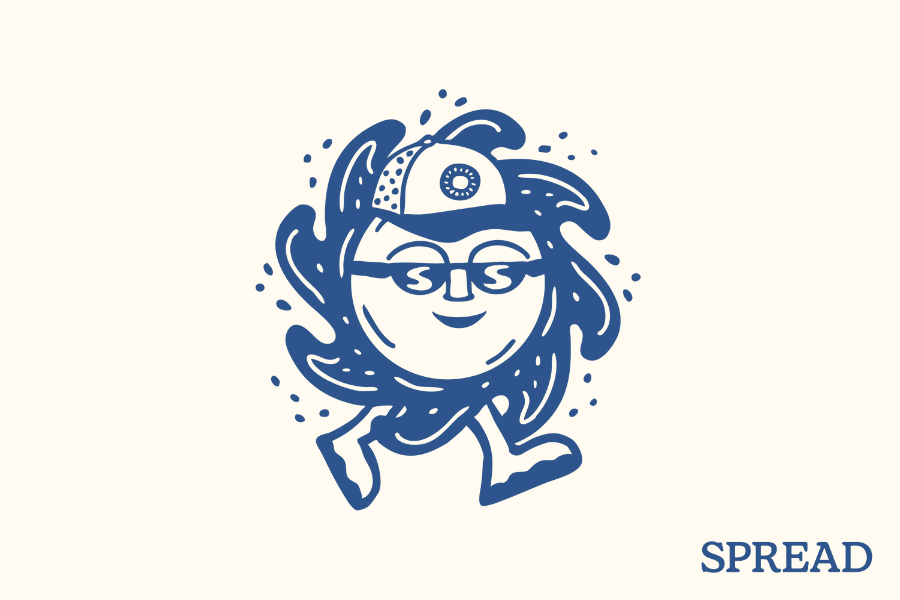 Spread Bagelry Mascot